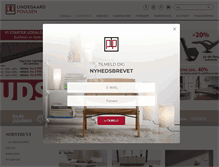 Tablet Screenshot of lindegaardpoulsen.dk